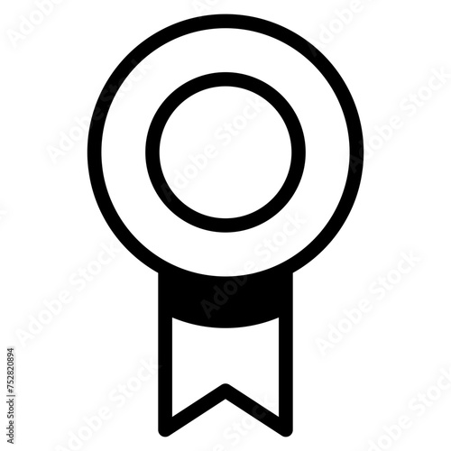 Winning award, prize, medal or badge icon for apps and websites