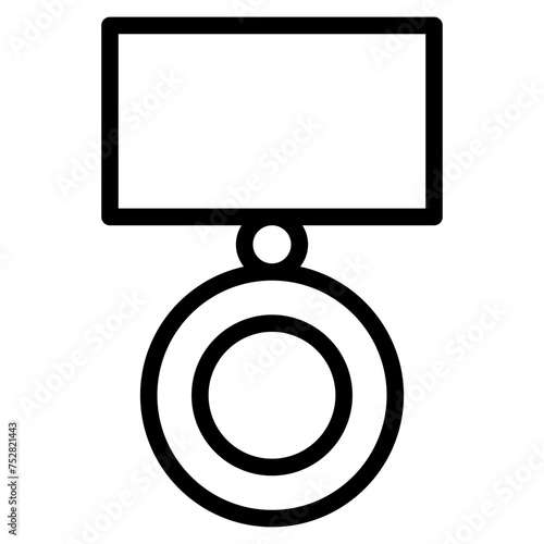 Winning award, prize, medal or badge icon for apps and websites