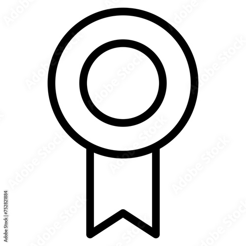 Winning award, prize, medal or badge icon for apps and websites