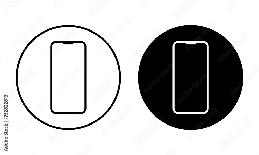 Mobile phone icon vector. Smartphone sign symbol. Cellphone concept Mobile phone icon vector. Smartphone sign symbol. Cellphone concept