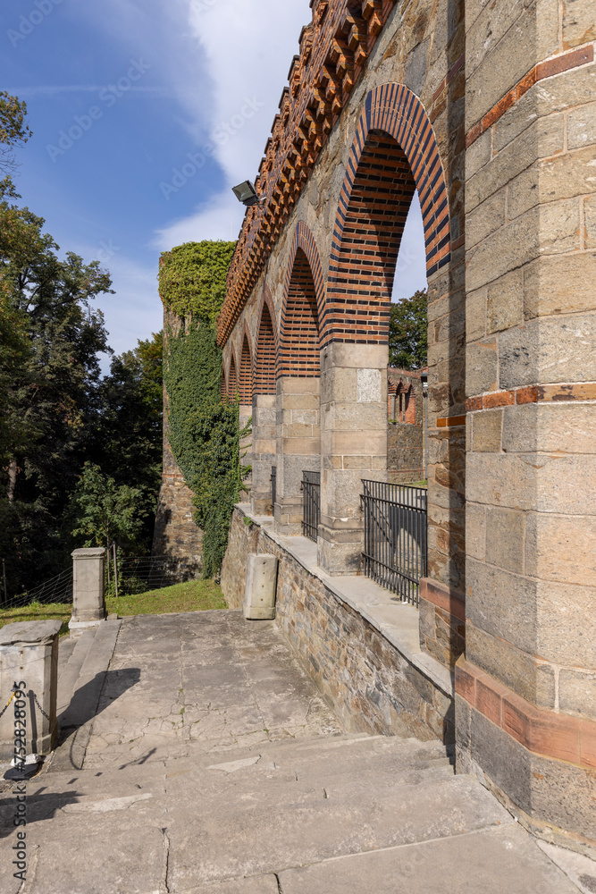 Obraz premium Kamieniec Zabkowicki Palace, 19th-century monumental palace, Kamieniec Zabkowicki, Poland