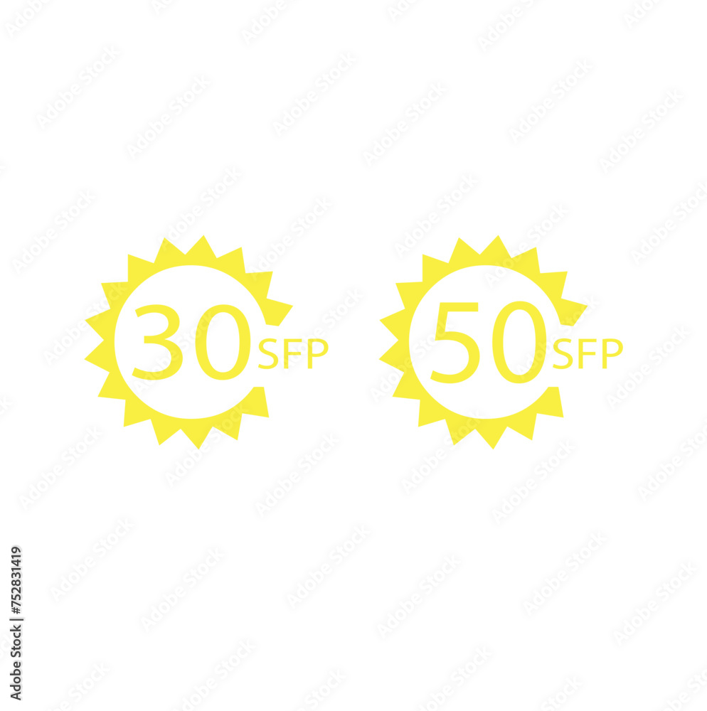 UV protection vector icon on white UV protection vector icon on white