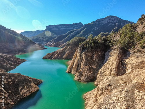Spain - Catalonia - Mountains - Reservoir