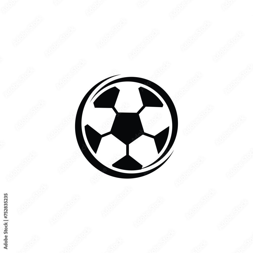 ball single flat icon logo ball single flat icon logo