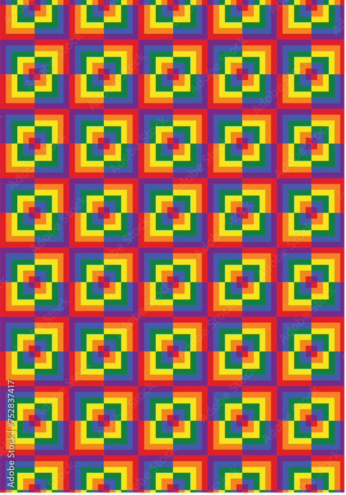 Fototapeta premium Envision Quilt Background Seamless Pattern