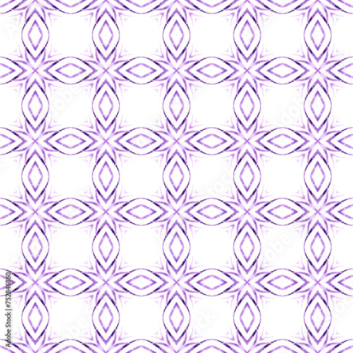 Tropical seamless pattern. Purple uncommon boho