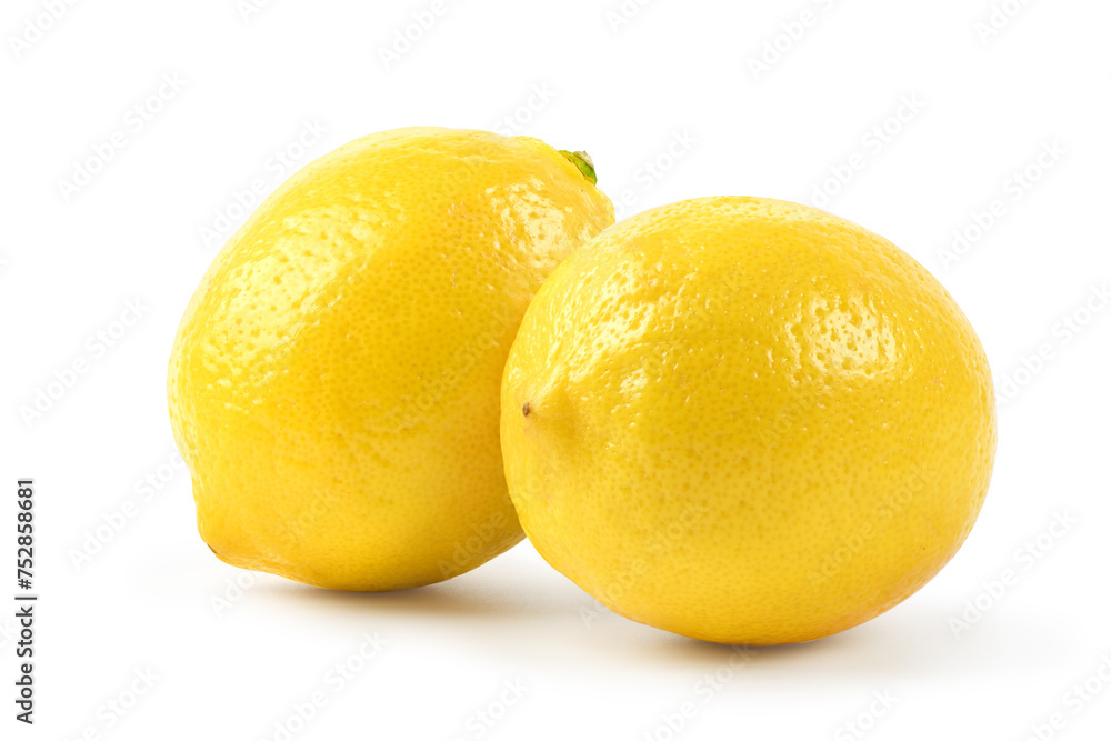 Natural Lemon fruits isolated on white background. Clipping path. Natural Lemon fruits isolated on white background. Clipping path.