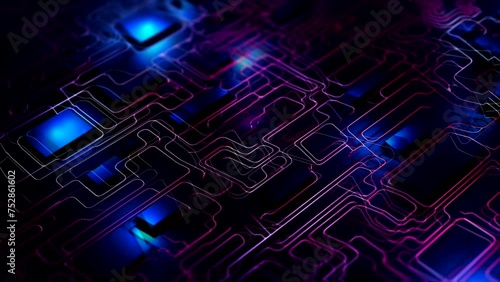 Wallpaper Mural Techno Motion Abstract Background Torontodigital.ca