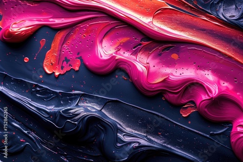 Abstract painting Neon colors background wallpaper design images