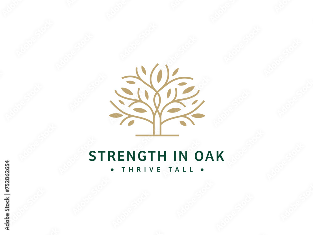 Professional Oak Tree Logo Design