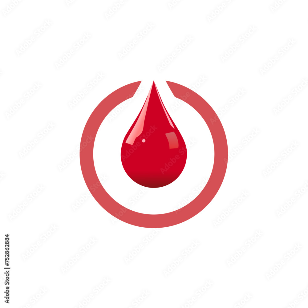 drop of blood drop of blood