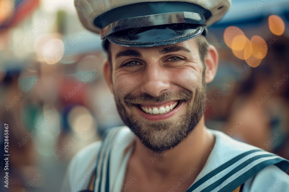 portrait of young sailor on the ship portrait of young sailor on the ship