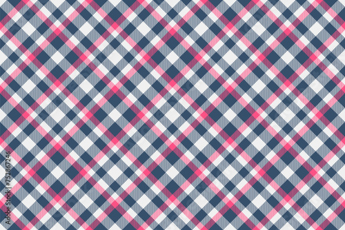 Textile tartan vector of check pattern background with a fabric seamless plaid texture.