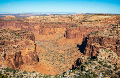 Overlook of the Rugged Landscape at Canyonlands National Park in southeastern Utah
