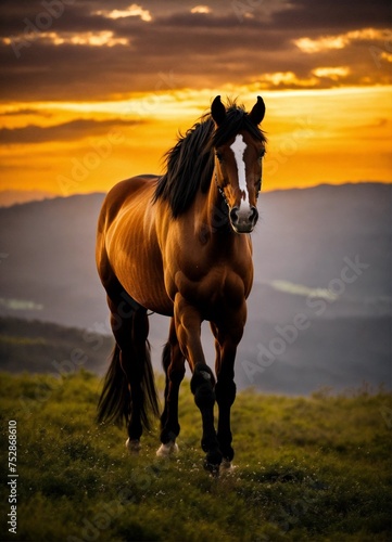 horse in the field © Fakhar