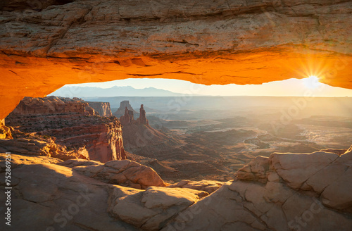 Mesa Arch at Sunrise  Canyonlands National Park in southeastern Utah