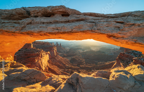 Mesa Arch at Sunrise, Canyonlands National Park in southeastern Utah