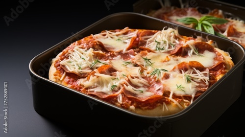 Frozen pizza in a box, quick dinner option