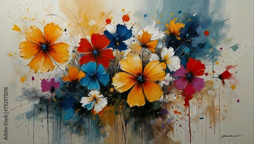 abstract floral background