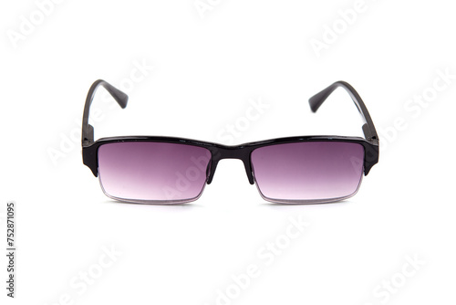 Glasses for vision-men's darkened Glasses .dark color on a white background 