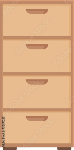 Wood drawer icon cartoon vector. Design sofa lounge. Exterior online discount