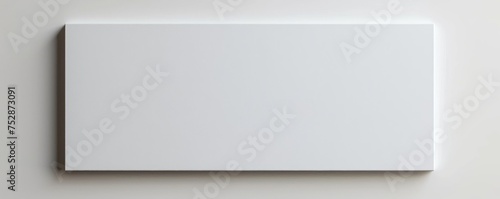 Mock up of Panoramic Blank picture frame