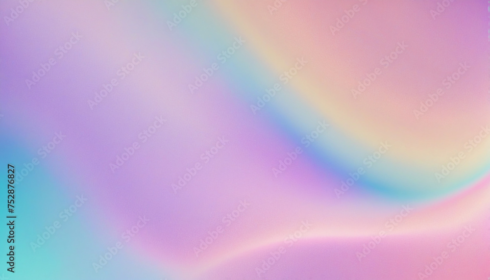 Pastel colors gradient background grainy texture holographic abstract banner cover header design