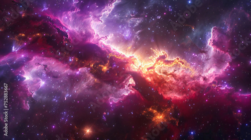 Nebulas Embrace, The Galaxys Mystical Light Show, Astronomical Wonders Beyond Earths Reach