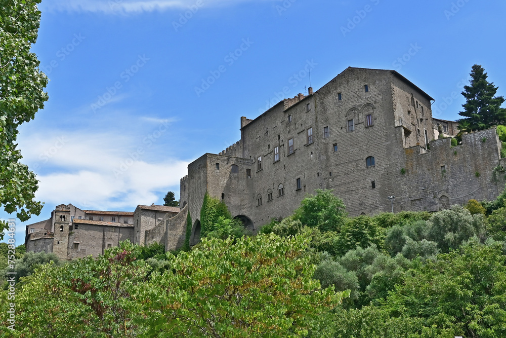 Viterbo - panorama dalla città antica e del palazzo dei Papi - Tuscia Lazio