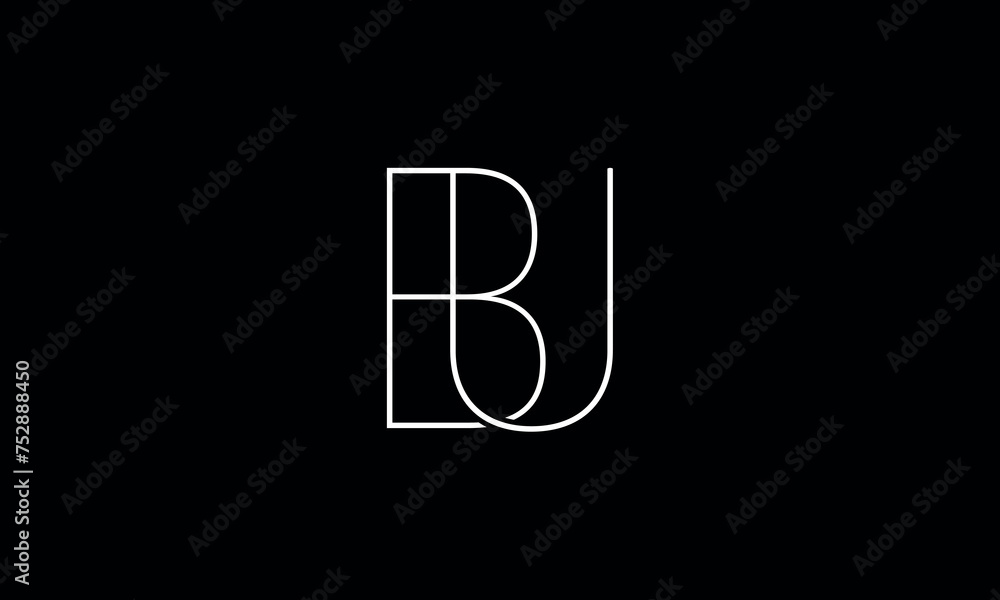BU, UB, B, U, Abstract Letters Logo Monogram BU, UB, B, U, Abstract Letters Logo Monogram