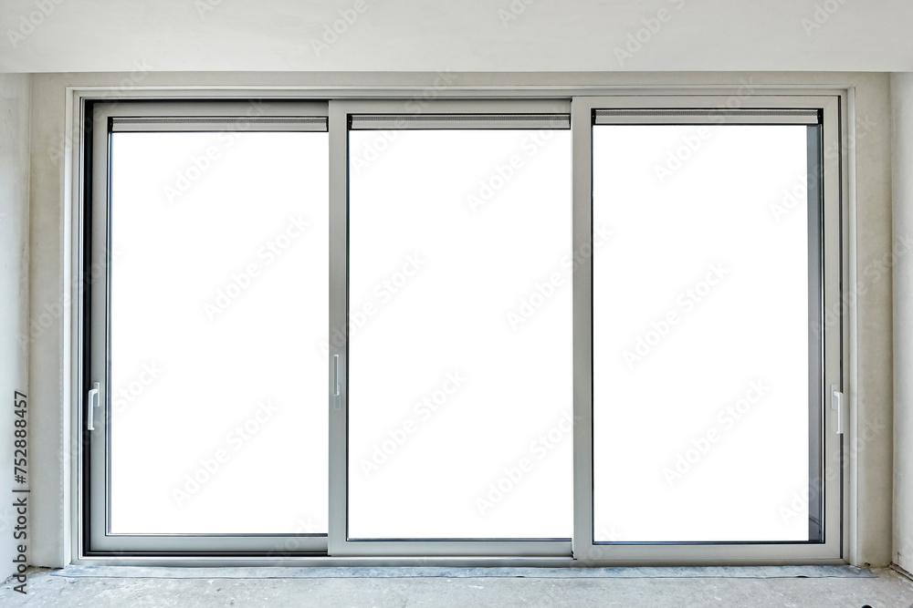 Glass door and his ventilation system