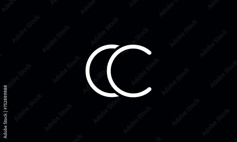 C, CC, Abstract Letters Logo Monogram C, CC, Abstract Letters Logo Monogram