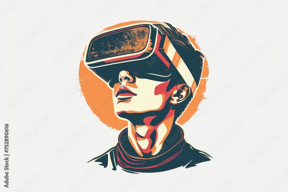 VR watching Pop music concerts Mixed Virtual Reality Goggles for Smart Tourism. Augmented reality Glasses Mindful extending. Future Technology Measured Headset Gadget and Art exhibitions Wearable