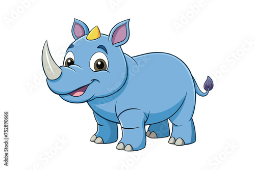 Illustration of a rhinoceros © CreativeDesigns