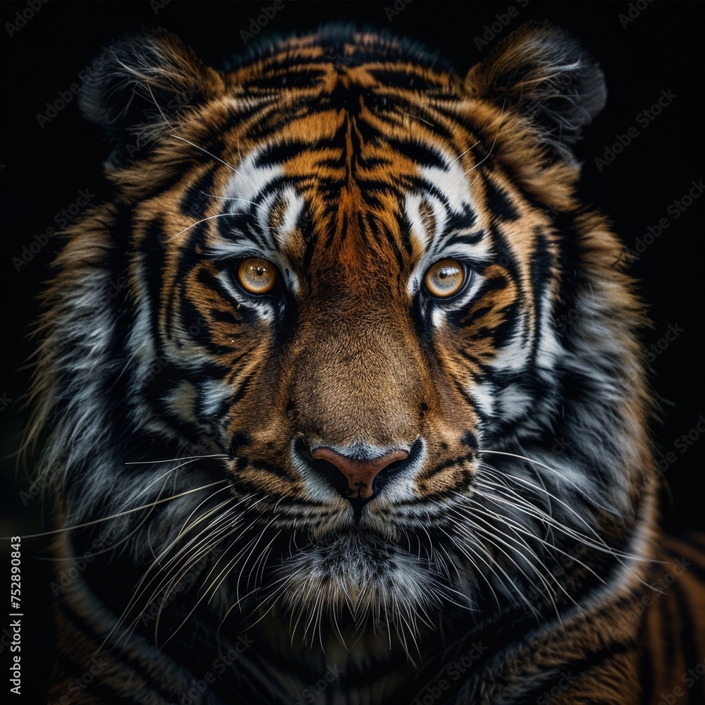 Fierce Tiger Portrait Fierce Tiger Portrait