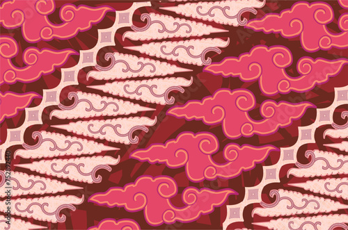 Batik Indonesian: is a technique of wax-resist dyeing applied to whole cloth, or cloth made using this technique originated from Indonesia.