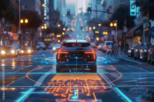 Autonomous EV Navigates City