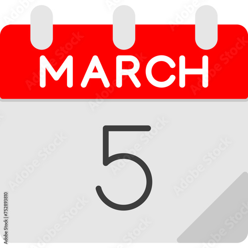 5 March Icon