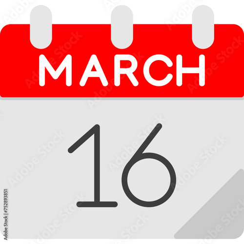 16 March Icon