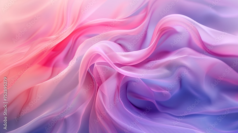 Obraz premium Harmonious background with soft smooth movements.