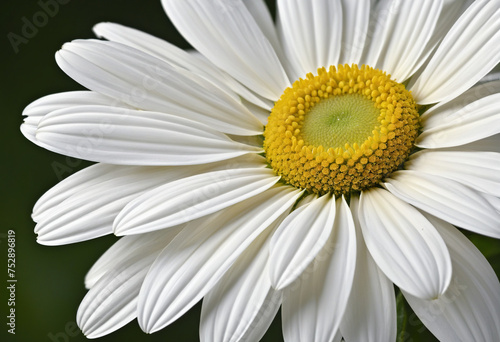 a white daisy flower isolated on a transparent background