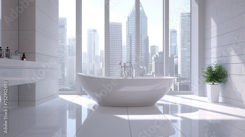 Modern Luxury Bathroom Interior  Creative Design Concept