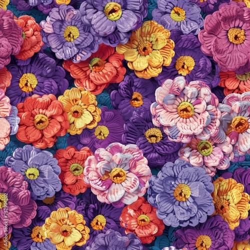 Seamless pattern featuring ...