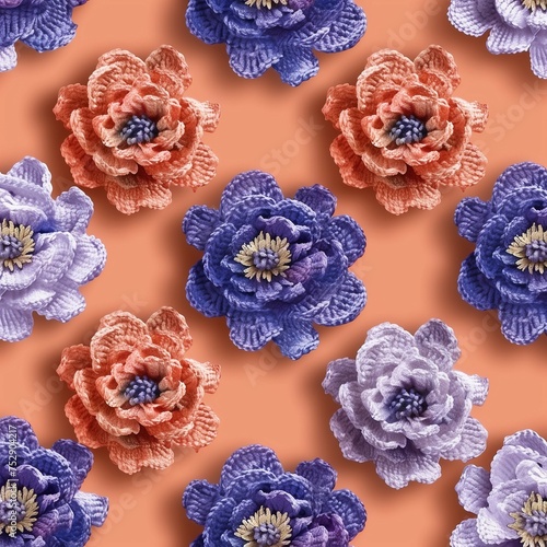 Seamless pattern featuring ...