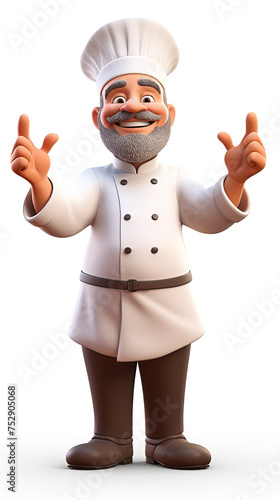 3D Character Chef Takes Center Stage, Promotes Workshop with Virtual Talent