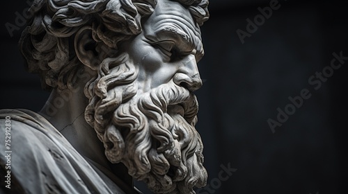 British Museums Homer intricate Greek sculpture close-up