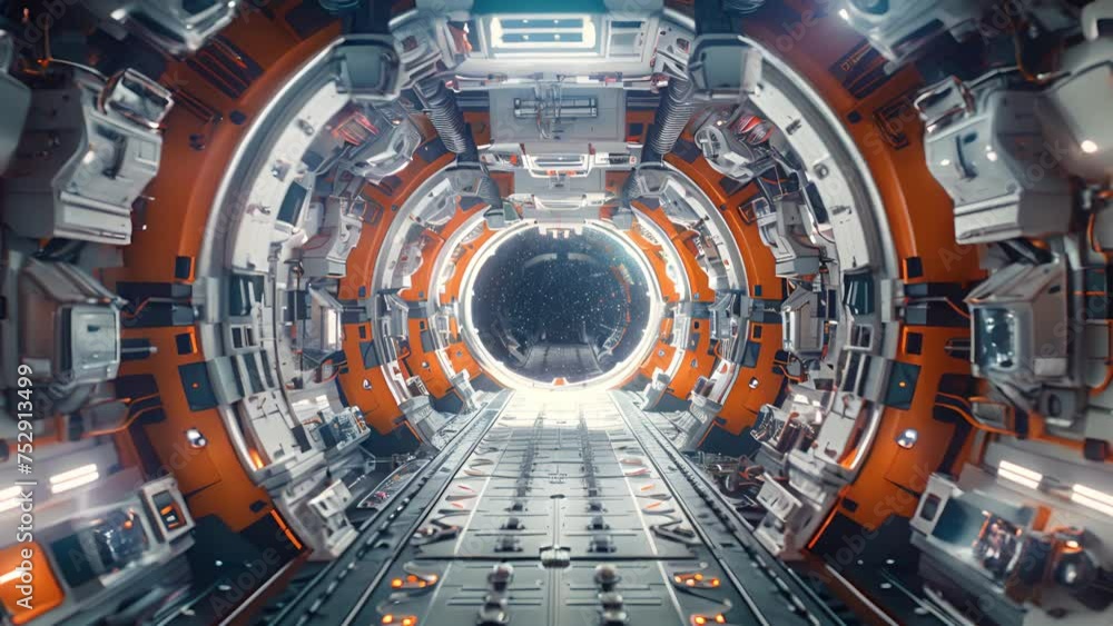 宇宙船の室内,Generative AI 宇宙船の室内,Generative AI