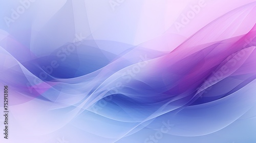 Stylized waves of translucent purple and blue blend elegantly across the canvas, creating a dreamy backdrop ideal for design use.