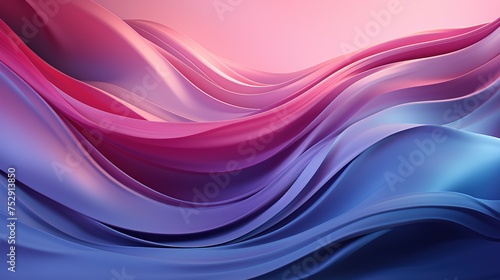 Stylized waves of translucent purple and blue blend elegantly across the canvas, creating a dreamy backdrop ideal for design use.