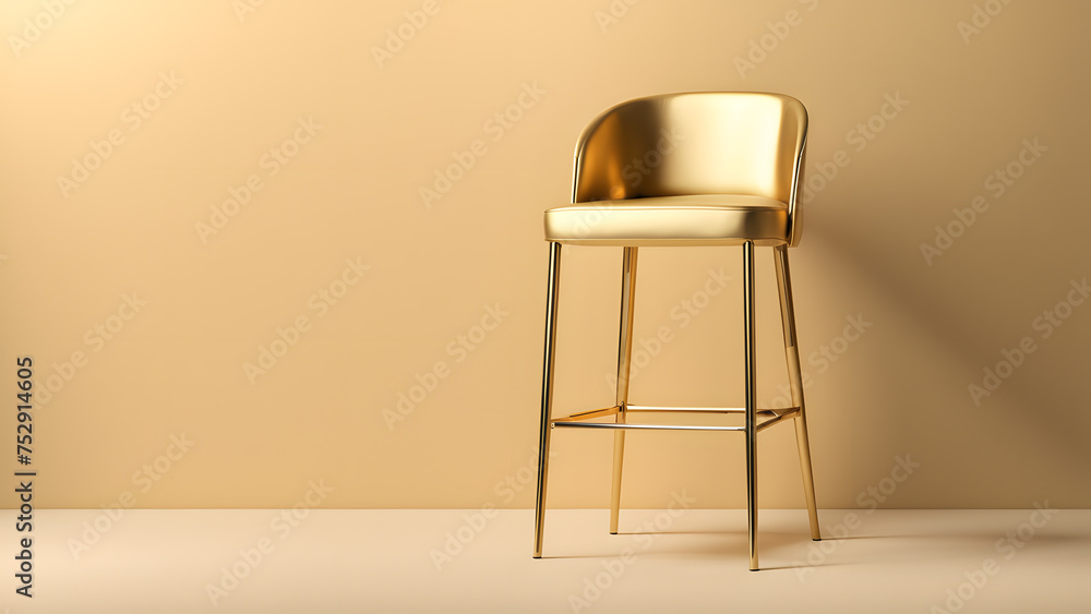 Versatile 3D Luxury Bar Stool on Clean Background for Flexible Seating in Cafe and Coffee Shop Spaces Versatile 3D Luxury Bar Stool on Clean Background for Flexible Seating in Cafe and Coffee Shop Spaces
